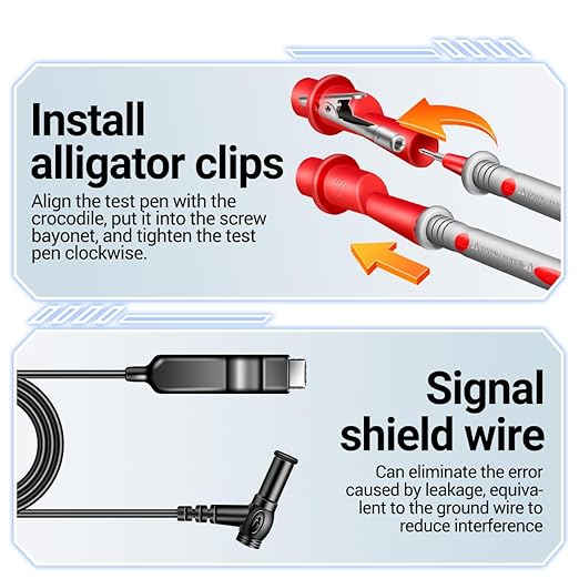 Megohmmeter Multimeter Impedance Tester Digital Impedance Tester Aneng Mh13 - Image 4