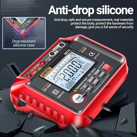 Megohmmeter Multimeter Impedance Tester Digital Impedance Tester Aneng Mh13 - Image 5