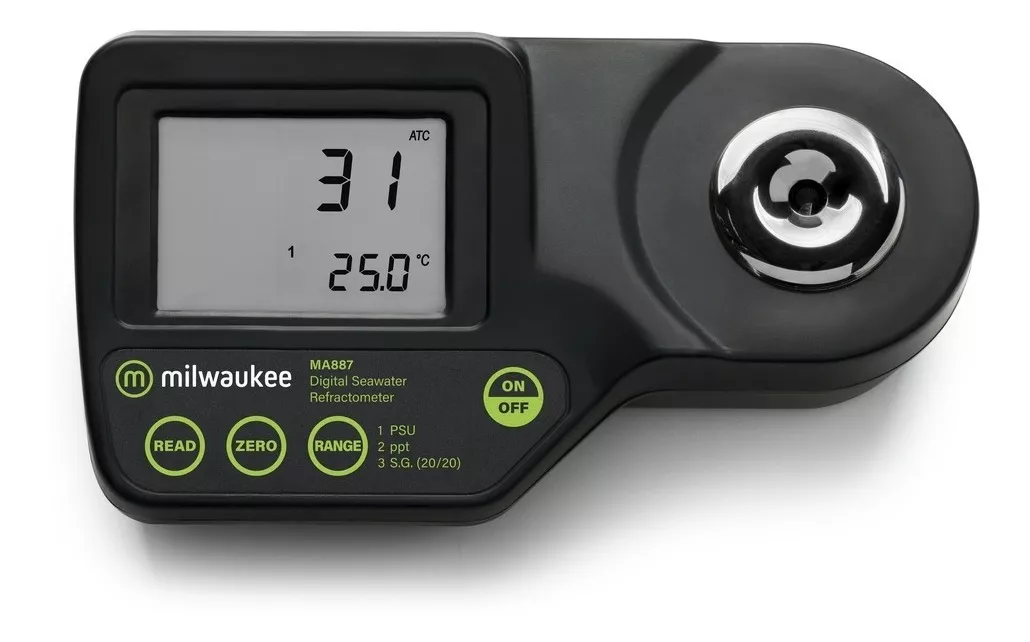 Milwaukee Ma887 Digital Refractometer Salinity Salt Sodium