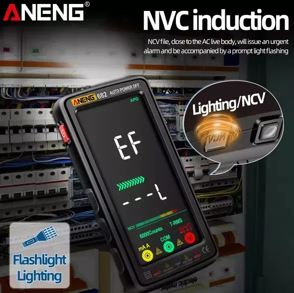 Aneng 682 Smart Smart Digital Multimeter Voltage - Image 3