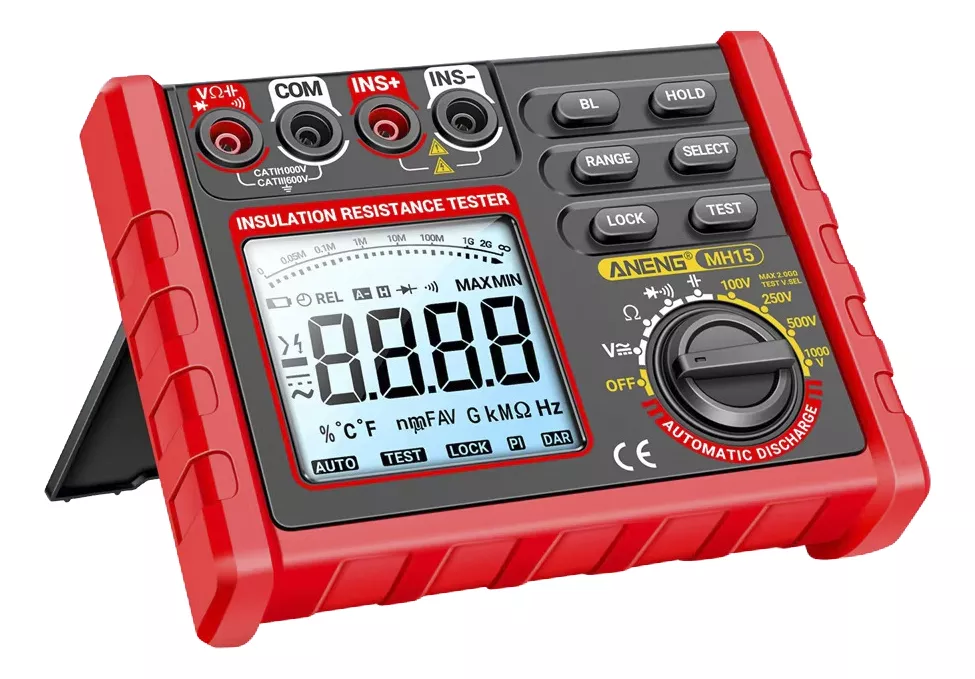Megohmmeter Digital Impedance Resistance Meter Aneng Mh15