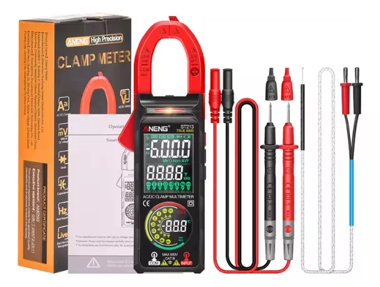 Multimeter Current Voltage Clamp Ammeter Current Voltage Display Aneng ST213