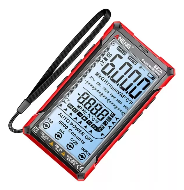 Aneng 622a Infrared Digital Laser Multimeter LCD Screen