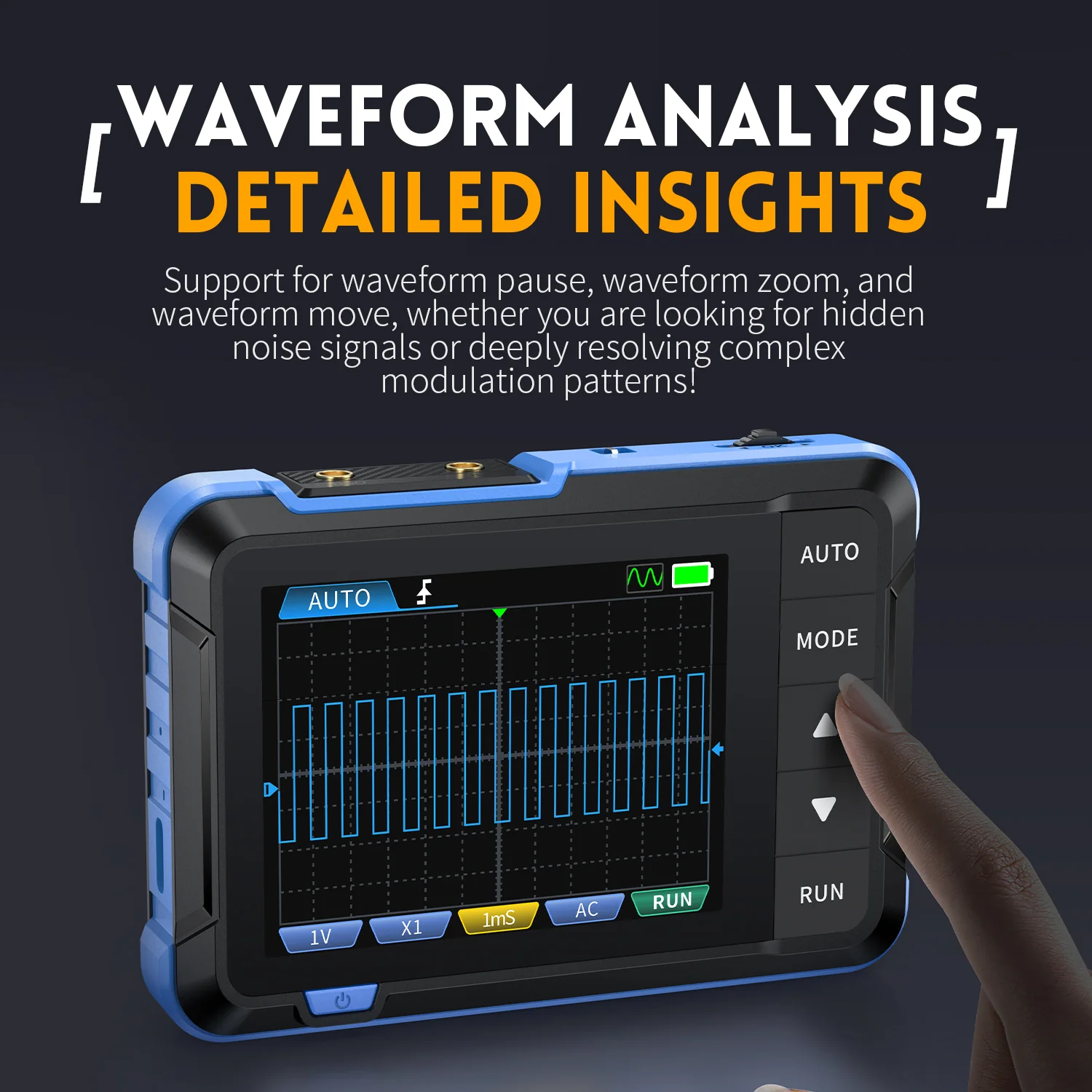 Portable Digital Oscilloscope Generator Wave Signal Fnirsi DSO-153 - Image 3