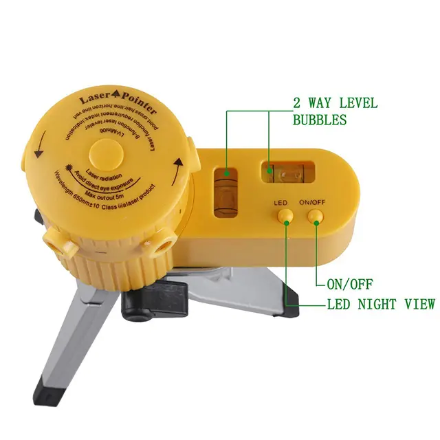 Laser Level Meters Digital Level Tripod Construction Measurements LV-06 - Image 2