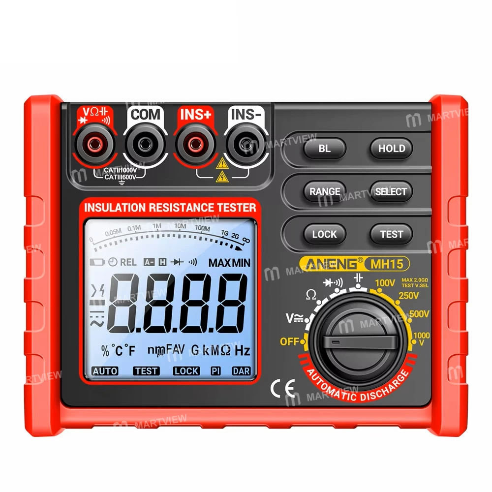 Megohmmeter Digital Impedance Resistance Meter Aneng Mh15 - Image 5