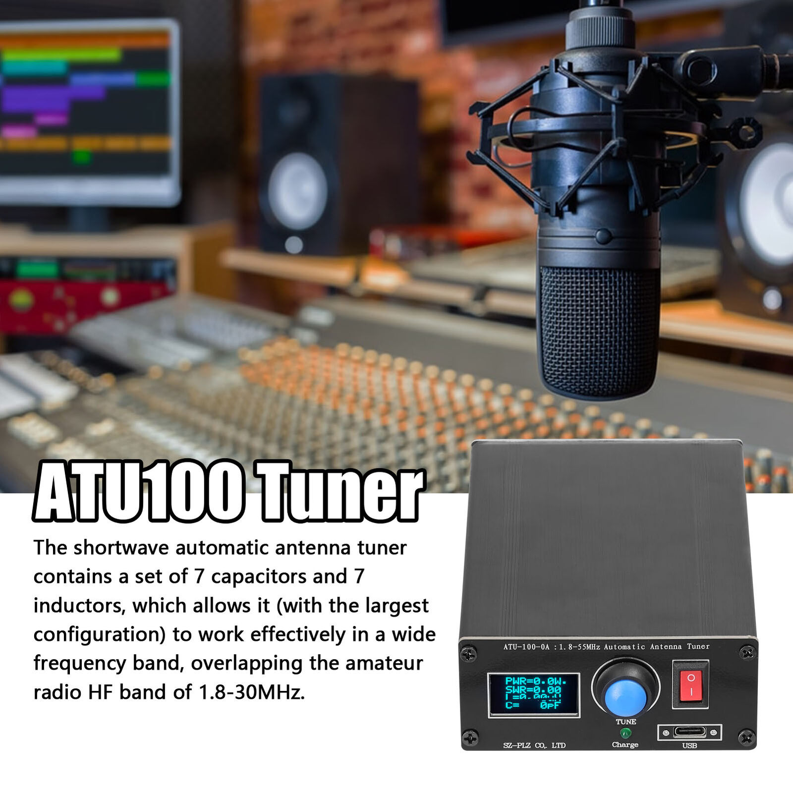 Automatic Antenna Tuner 1.8-55 Mhz Frequency Band ATU-100-0A - Image 6